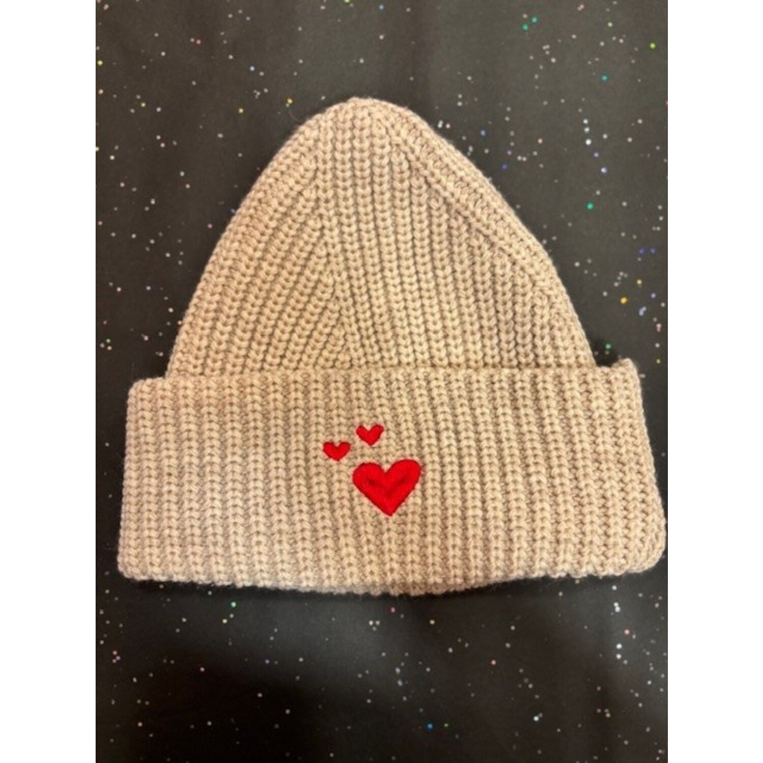Atelier Pomme |  ROCK THAT BEANIE BEIGE | L AMOUR 1-3Y