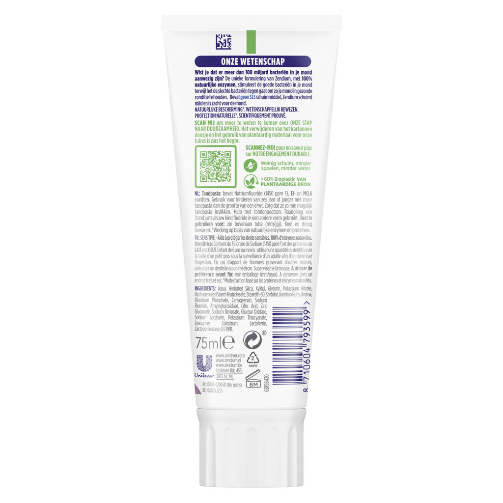 Prima produkt en bij Wehkamp lekker goedkoopSensitive tandpasta - 12 x 75 ml