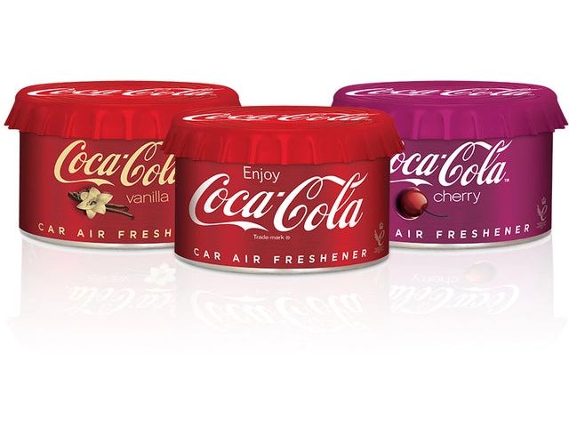 airpure Duftdose Coca-Cola Kirsche Der Klassiker als Duft unterwegs mit dir