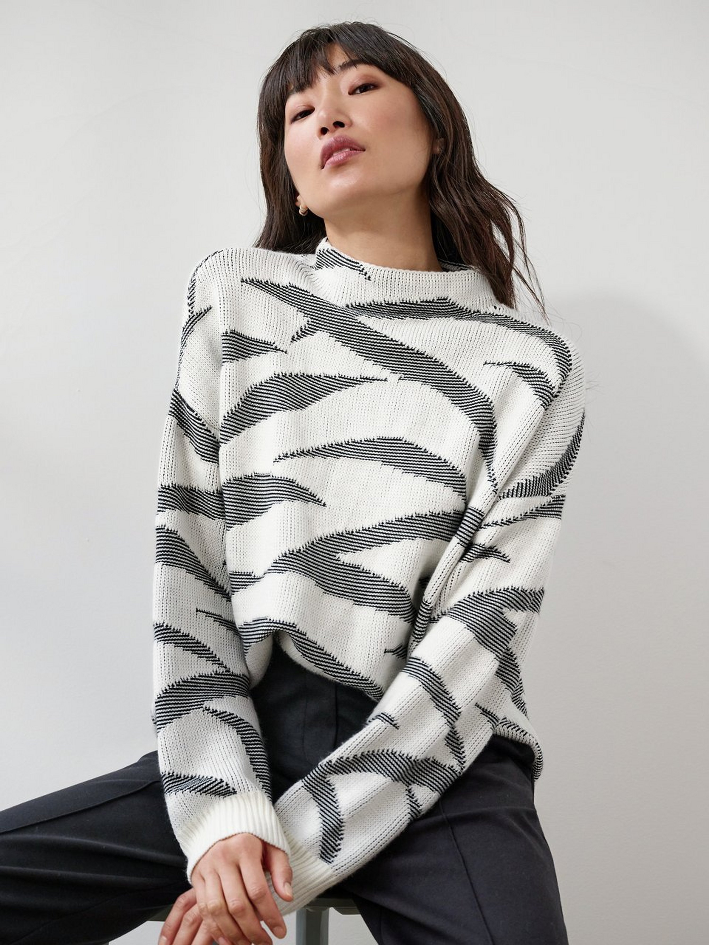 Strickpullover in Oversized-­Form