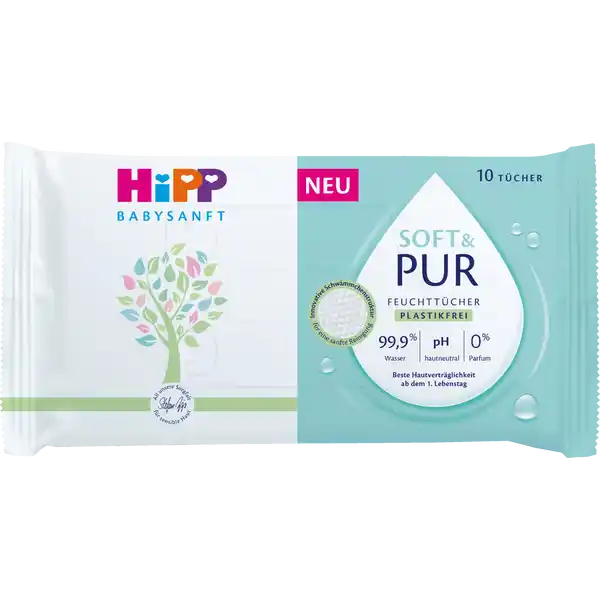 Babysanft Feuchttücher Mini Soft & Pur
