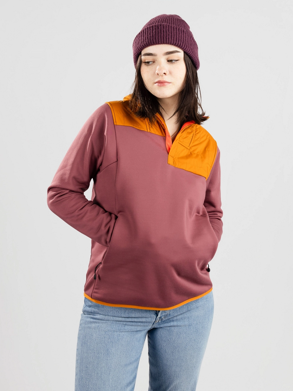 Ortovox Plus Fleece Pullover mountain rose