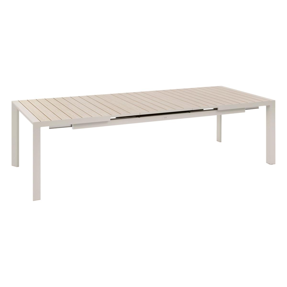 TABLE EVASION RALLONGE AUTOMATIQUE LIN ARGILE 10 PLACES