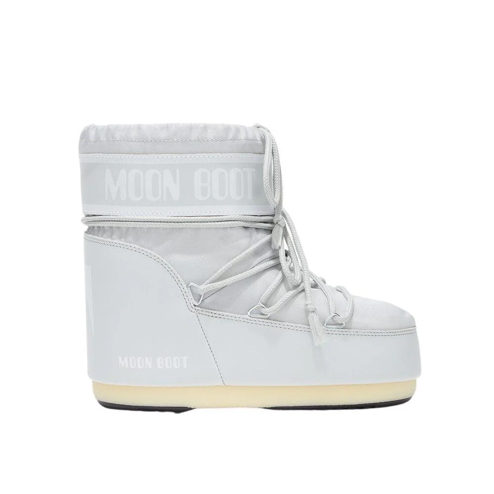 MOON BOOT  Icon Low Nylon støvle - Glacier Grey
