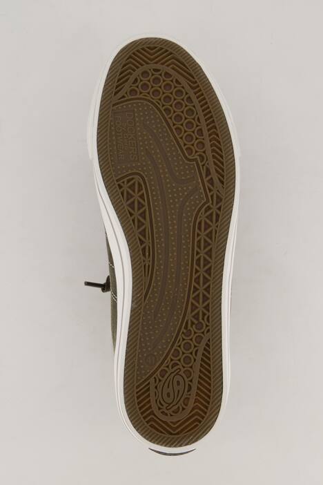 Herren-Sneaker von Dockers, aus Canvas, bis Gr. 50, dunkel oliv | Ulla Popken