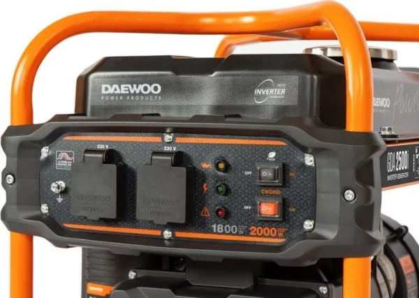 Daewoo GDA 2500I, 1800 W, 230 V, 10 L, Benzin, Vejledning, 50 Hz