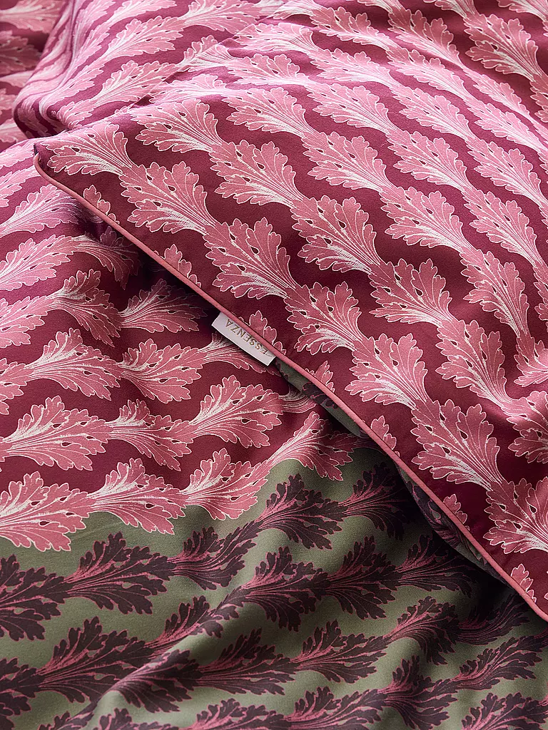 ESSENZA Satin Bettwäsche 70x90cm/140x200cm TESSE Cherry Red rot