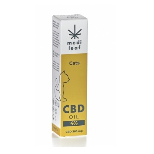 Óleo CBD Medileaf 4% para gatos