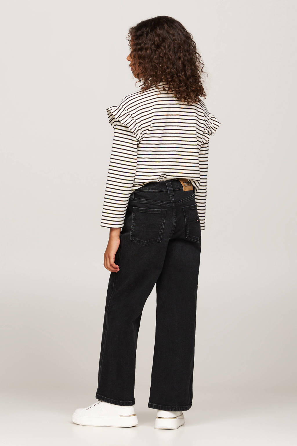 Tommy Hilfiger high waist flared jeans black denim