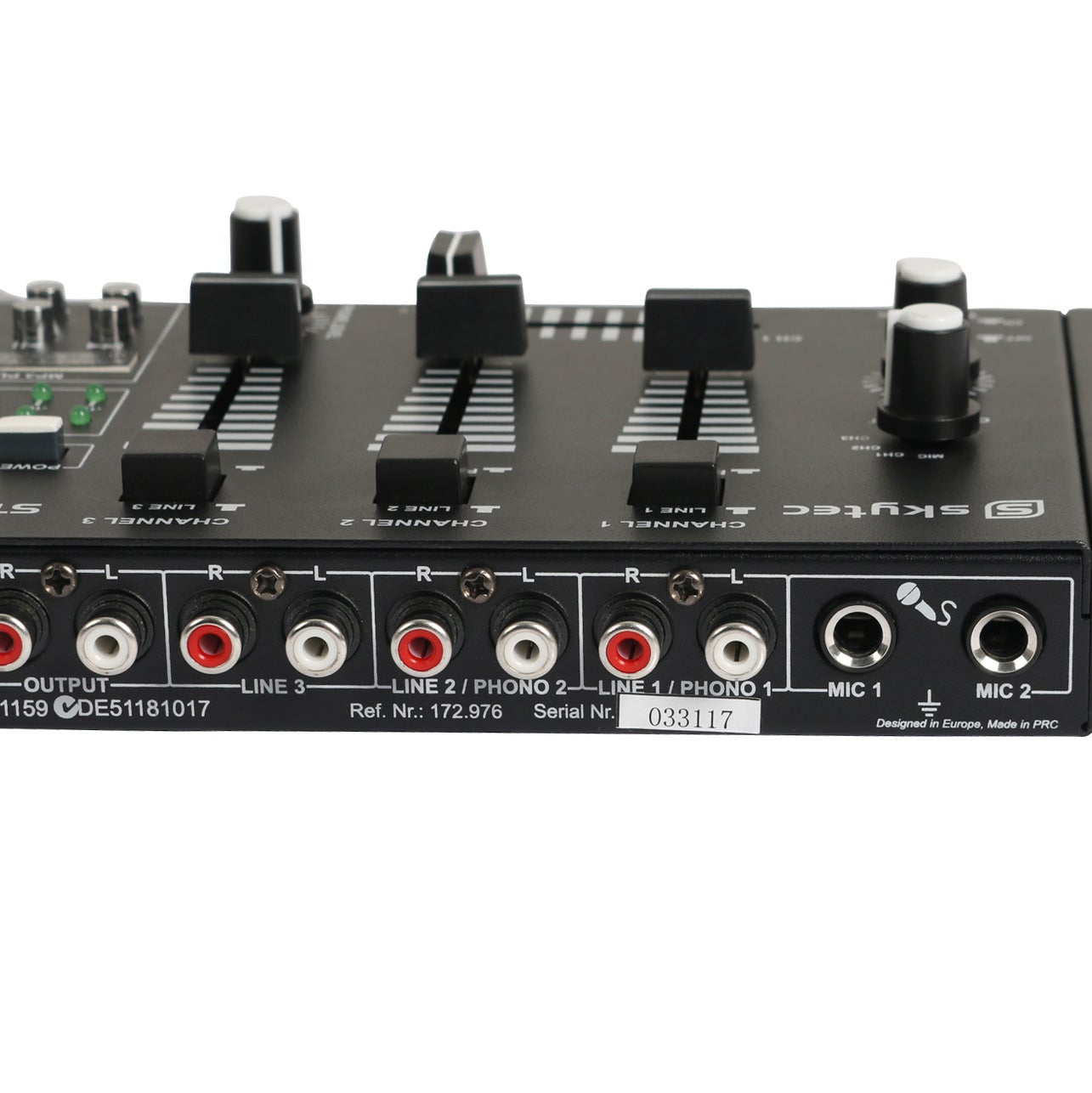 Skytec STM-3020B 6-kanaals DJ mixer USB/MP3