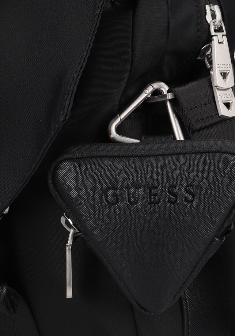 GUESS zwarte guess schoudertas roma flap