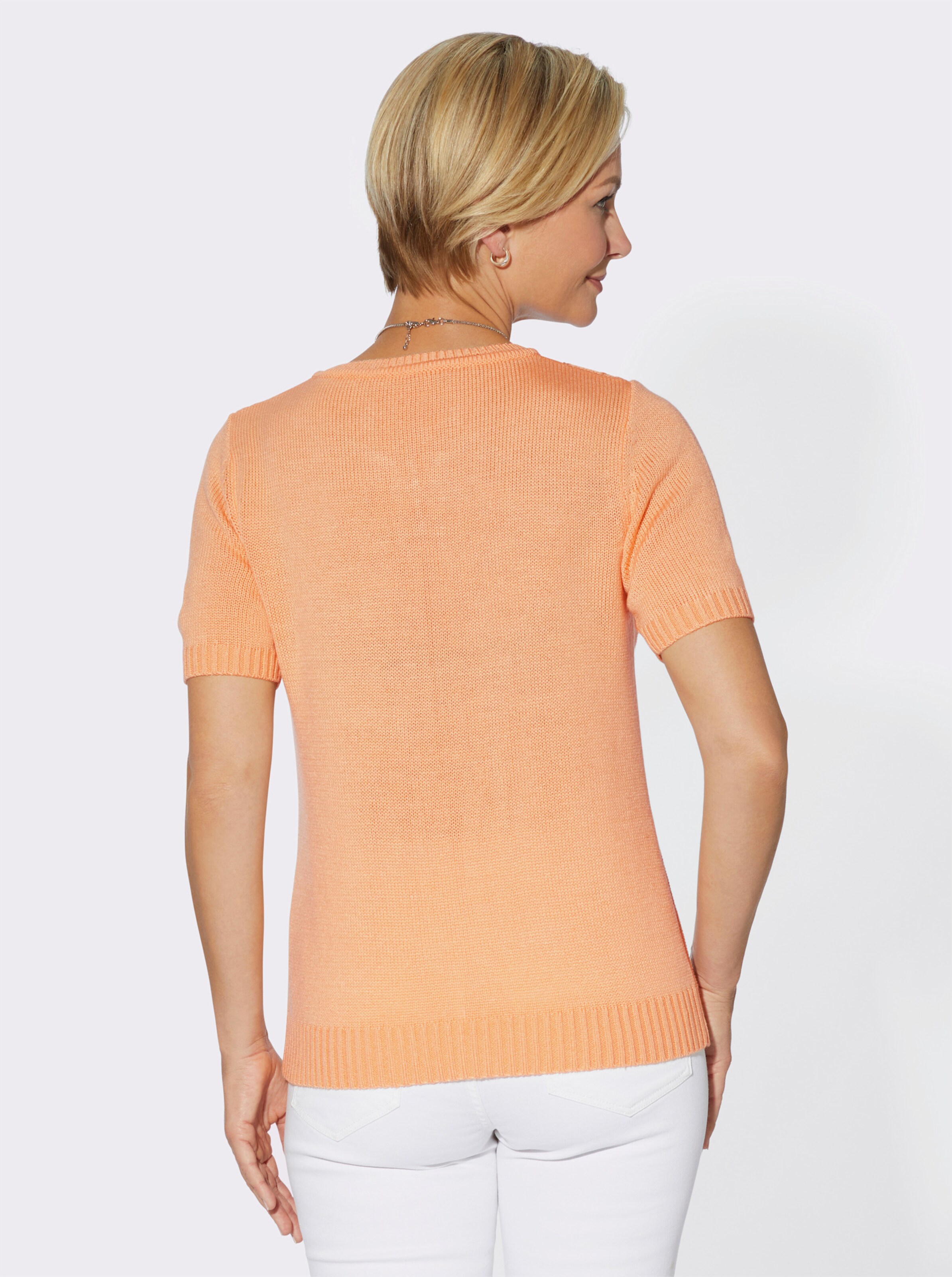 Kurzarmpullover