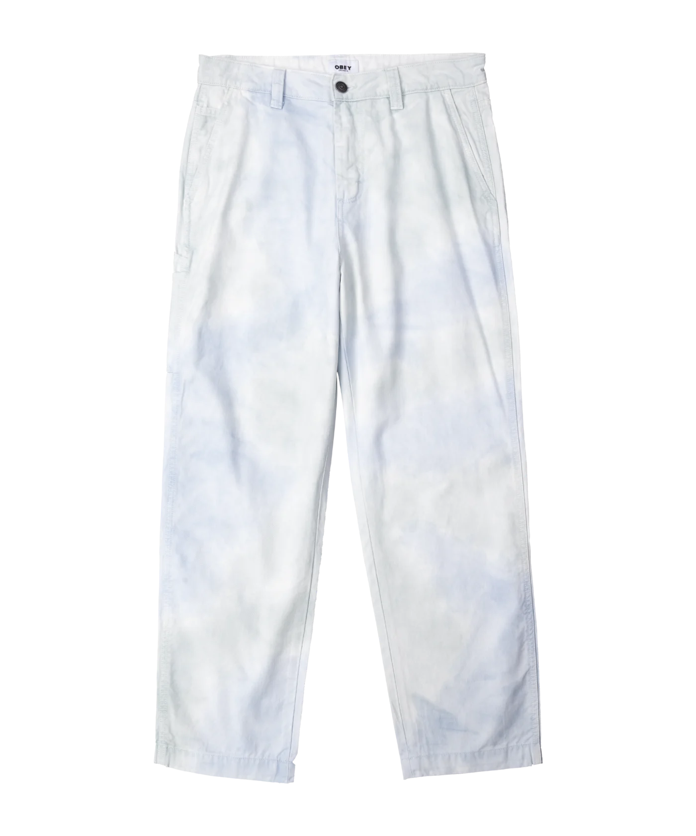 Obey Tie Dye Hardwork Carpent Hose Grau FGYM