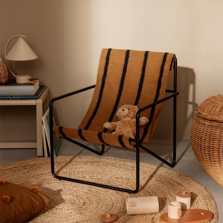 Ferm Living - Eternal Runder Jute Teppich, Ø 120 cm, natur