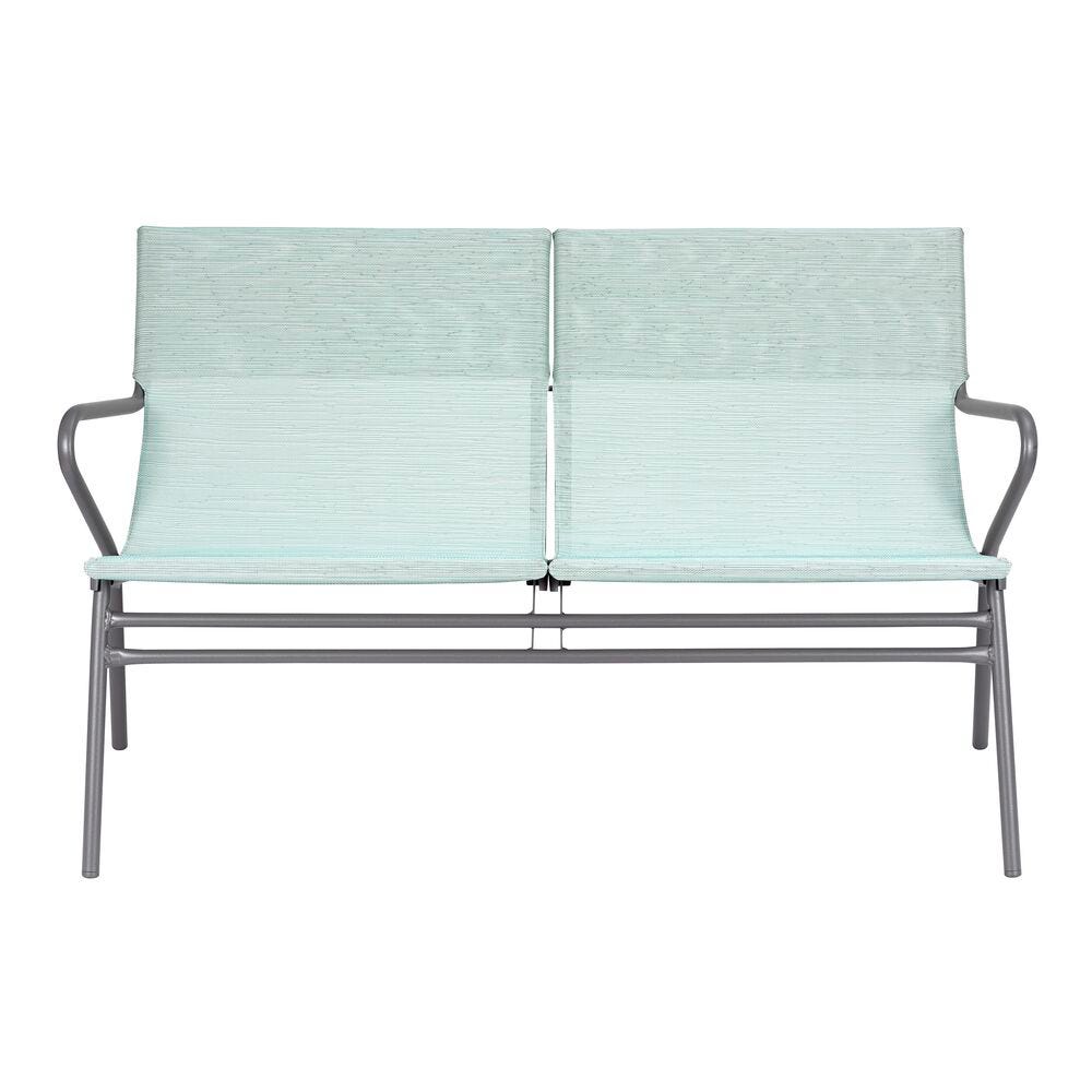Bank mit niedriger Sitzfläche und hohem Komfort Vence Batyline® Duo Blau Mistral Blue