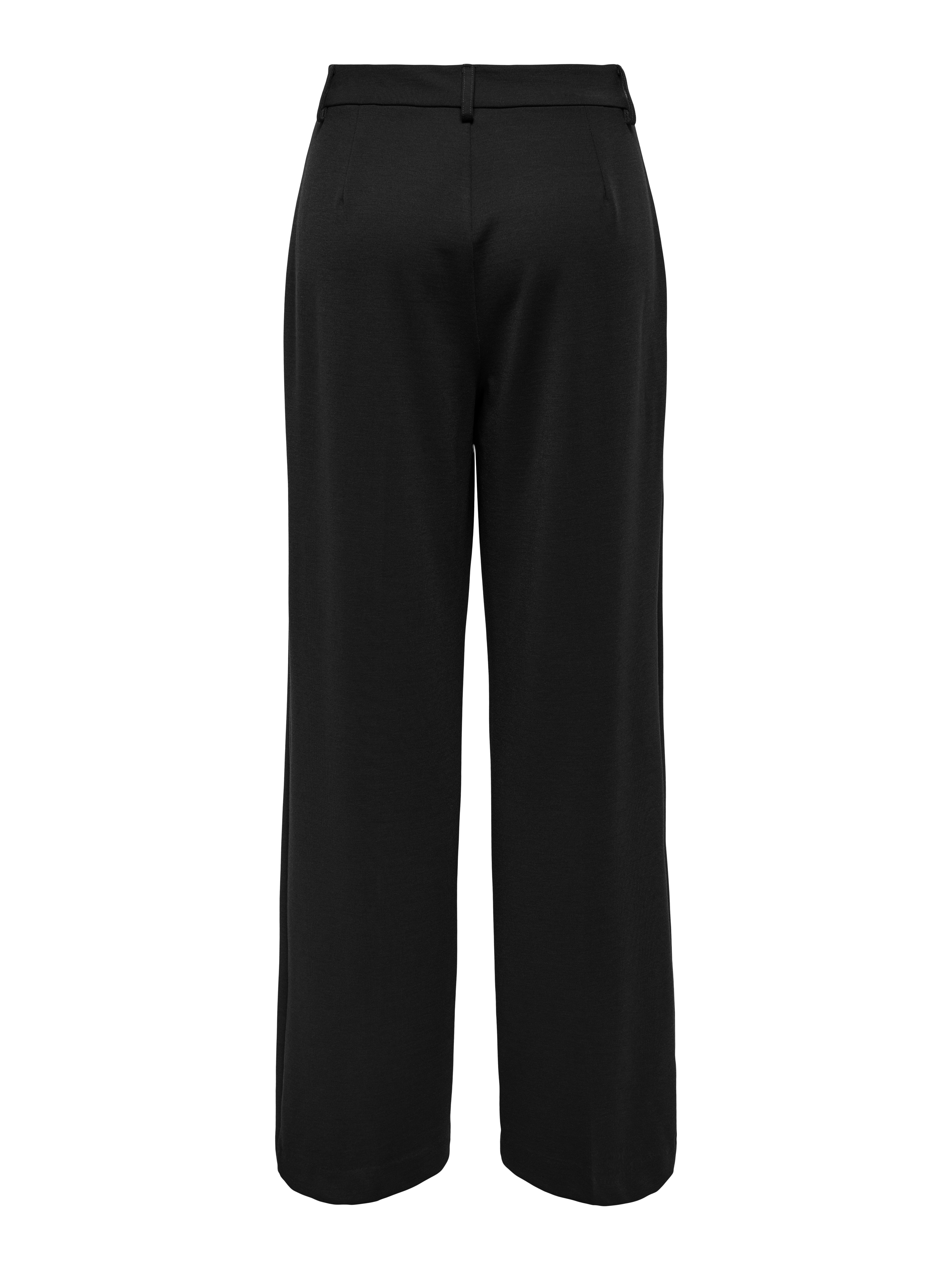 ONLPEACH Hohe Taille Weiter Beinschnitt Hose mit weitem Beinschnitt Black