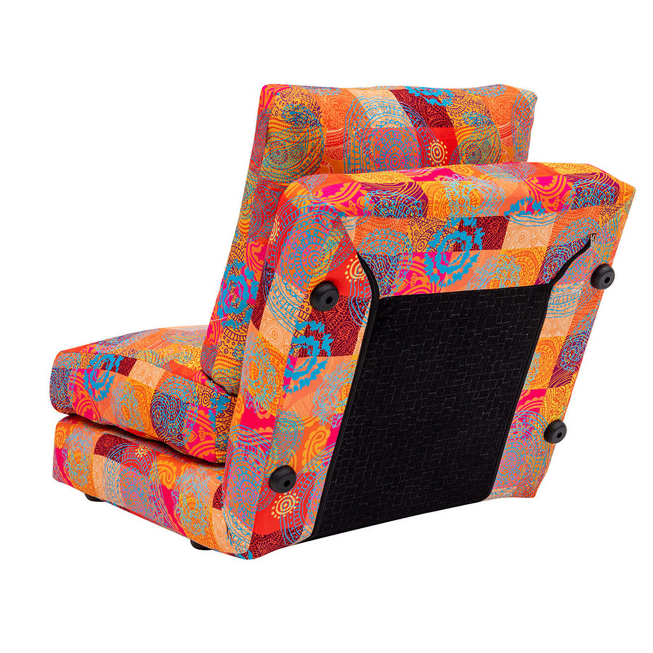 Homitis Fauteuil convertible Taida multicolore - 60x68x26 cm