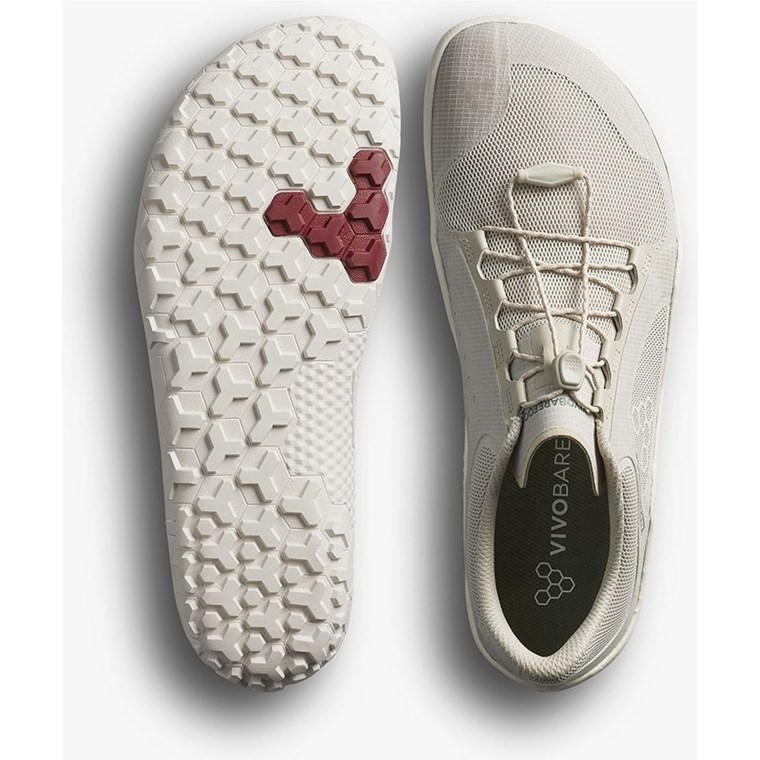 Vivobarefoot Primus Trail Fg 3.5 Silver Birch