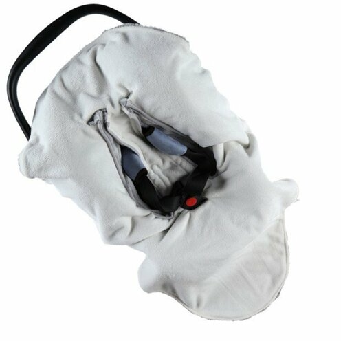 Couverture de promenade gris clair fausse fourrure Mix & Match - NOUKIE 'S