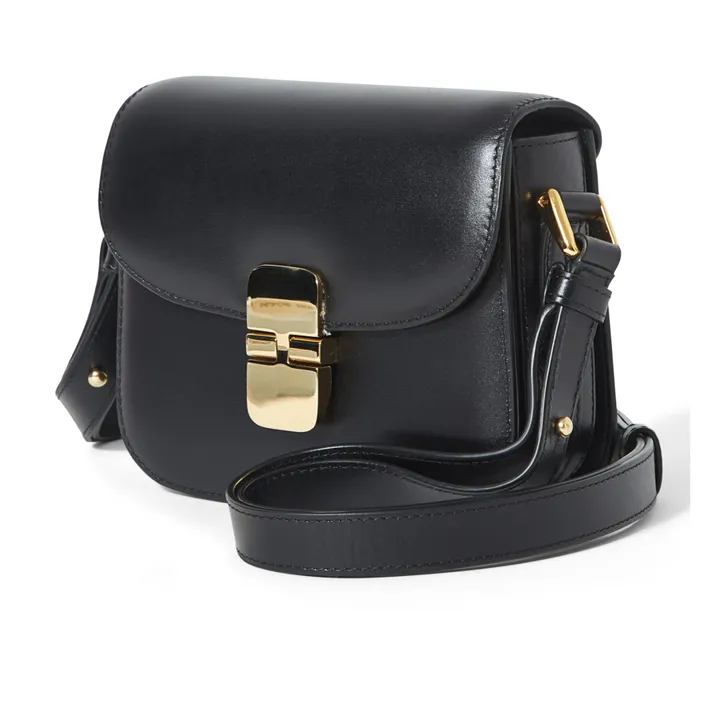 A.P.C. Sac Grace Mini Cuir Lisse | Noir