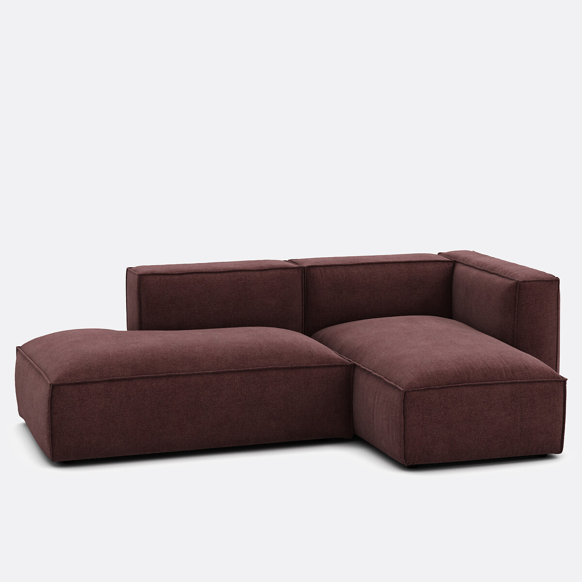 LA REDOUTE INTERIEURS<br>Sofá retangular, tecido texturizado, Seven