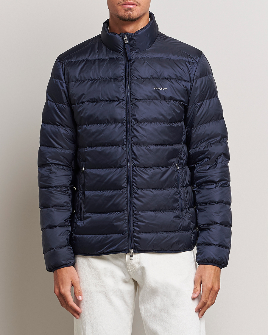 GANT The Light Down Jacket Evening Blue