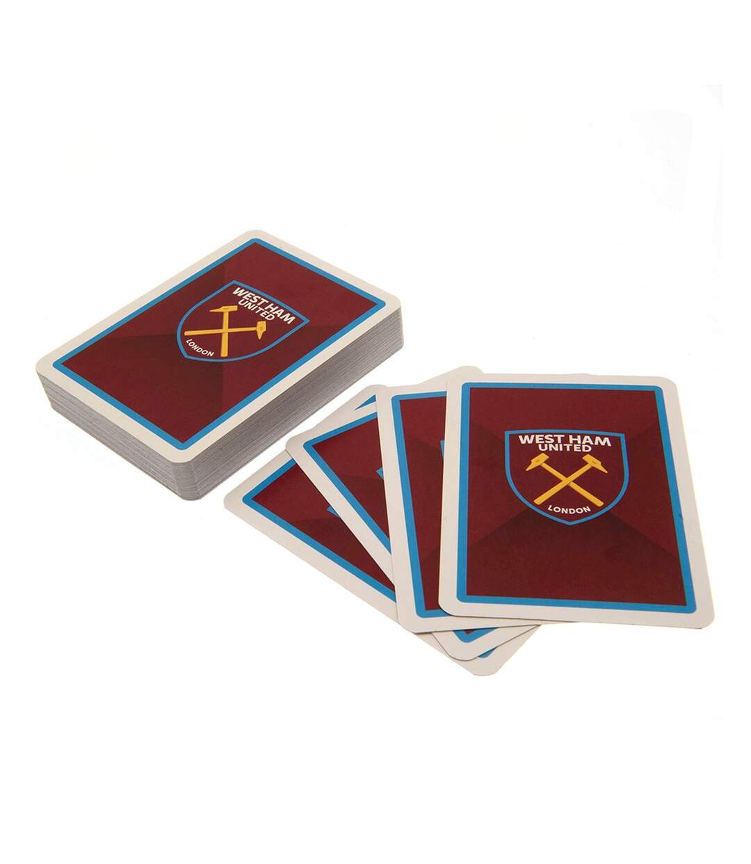 West Ham United FC - Jeu de cartes (Bordeaux / Jaune / Bleu) (Taille unique) - UTTA9036