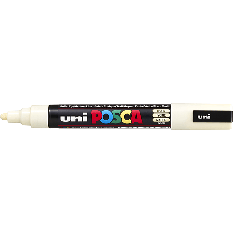 Posca PC5M vandbaseret tusch - elfenben
