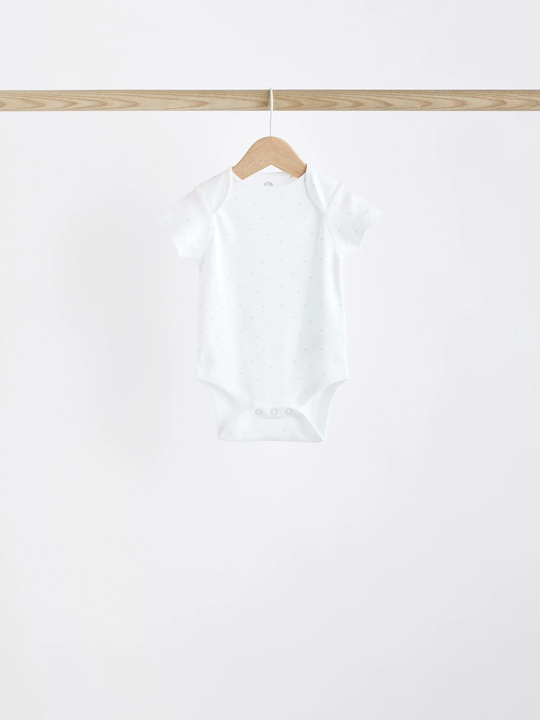 Blauw - Beer Baby Bodysuits met korte mouwen