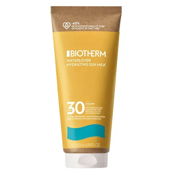Loção Protetora Solar Biotherm Waterlover FPS 30 - Proteção e Hidratação - 200ml