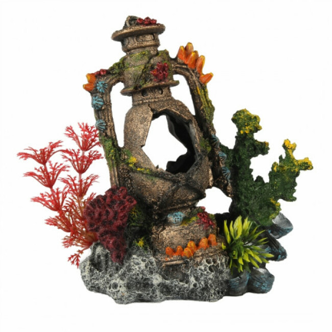Décoration pour aquarium artefact coulé en résine Aqua Della