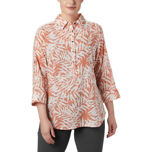 Chemise COLUMBIA SUMMER EASE POPOVER TUNIC CEDAR BLUSH WISH