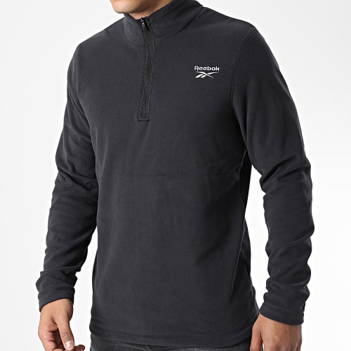 Sweat Col Zippé Polaire OW GR8959 Noir