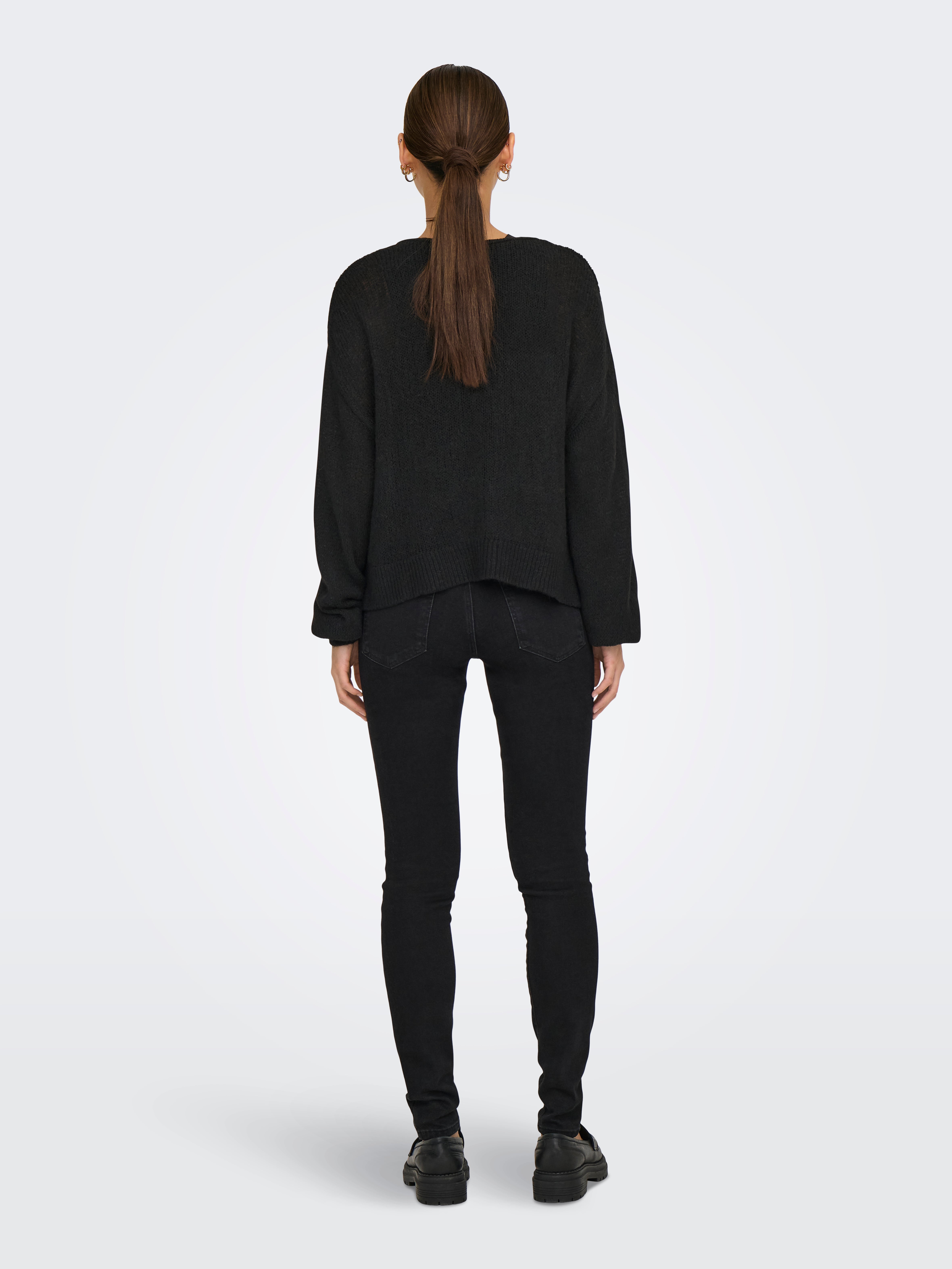 ONLMULINE Strickjacke Black