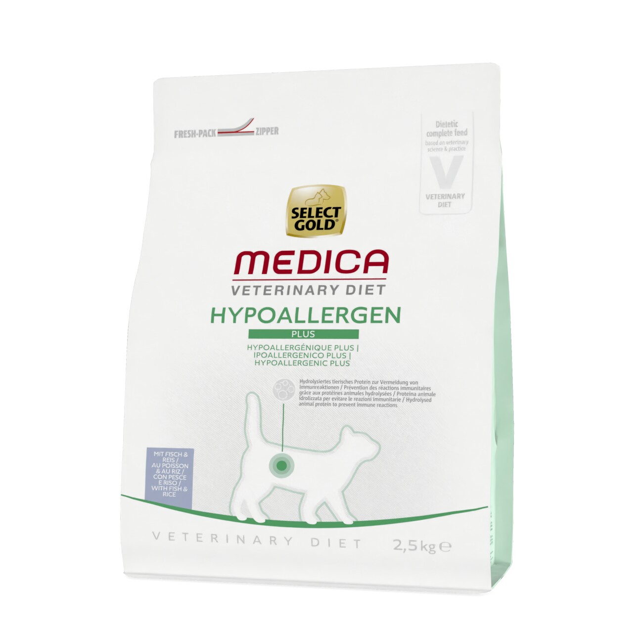 SELECT GOLD Medica Hypoallergen PLUS Fisch und Reis 2,5 kg