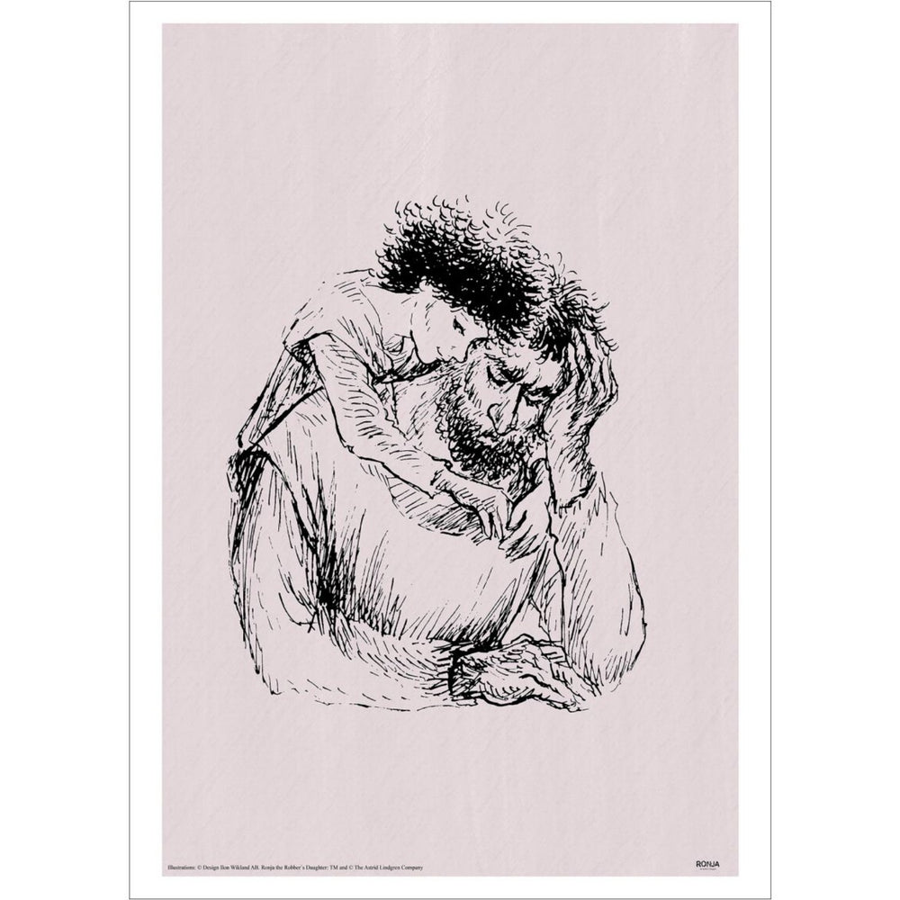 Køb Poster & Frame Astrid Lindgren - Mom - Ronja The Robbers Daughter