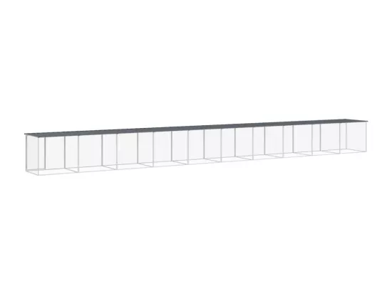 Poulailler avec toit anthracite 1003x98x90 cm acier galvanisé