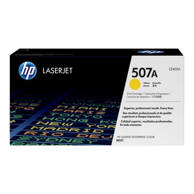 HP 507A - jaune - cartouche laser d'origine
