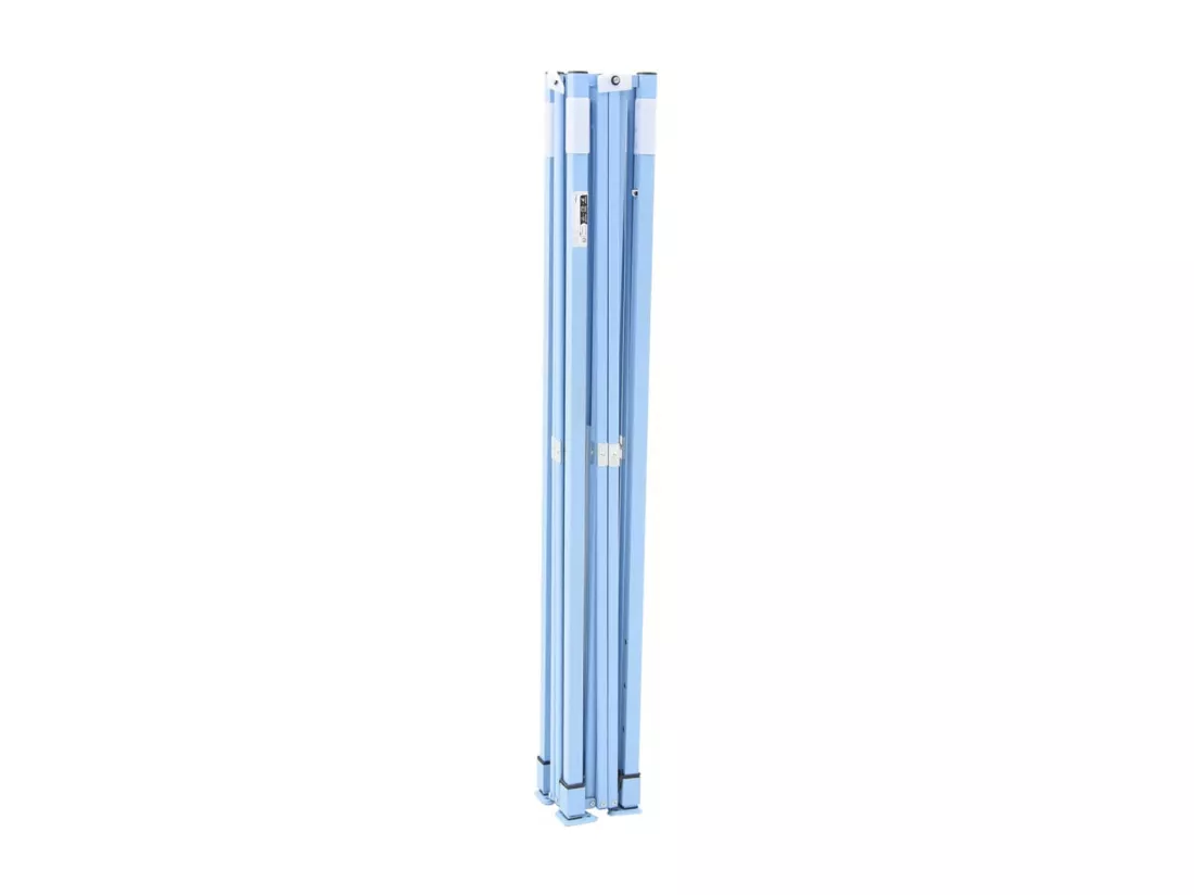 Tente réception pliable escamotable terre cuite 292x292x315 cm