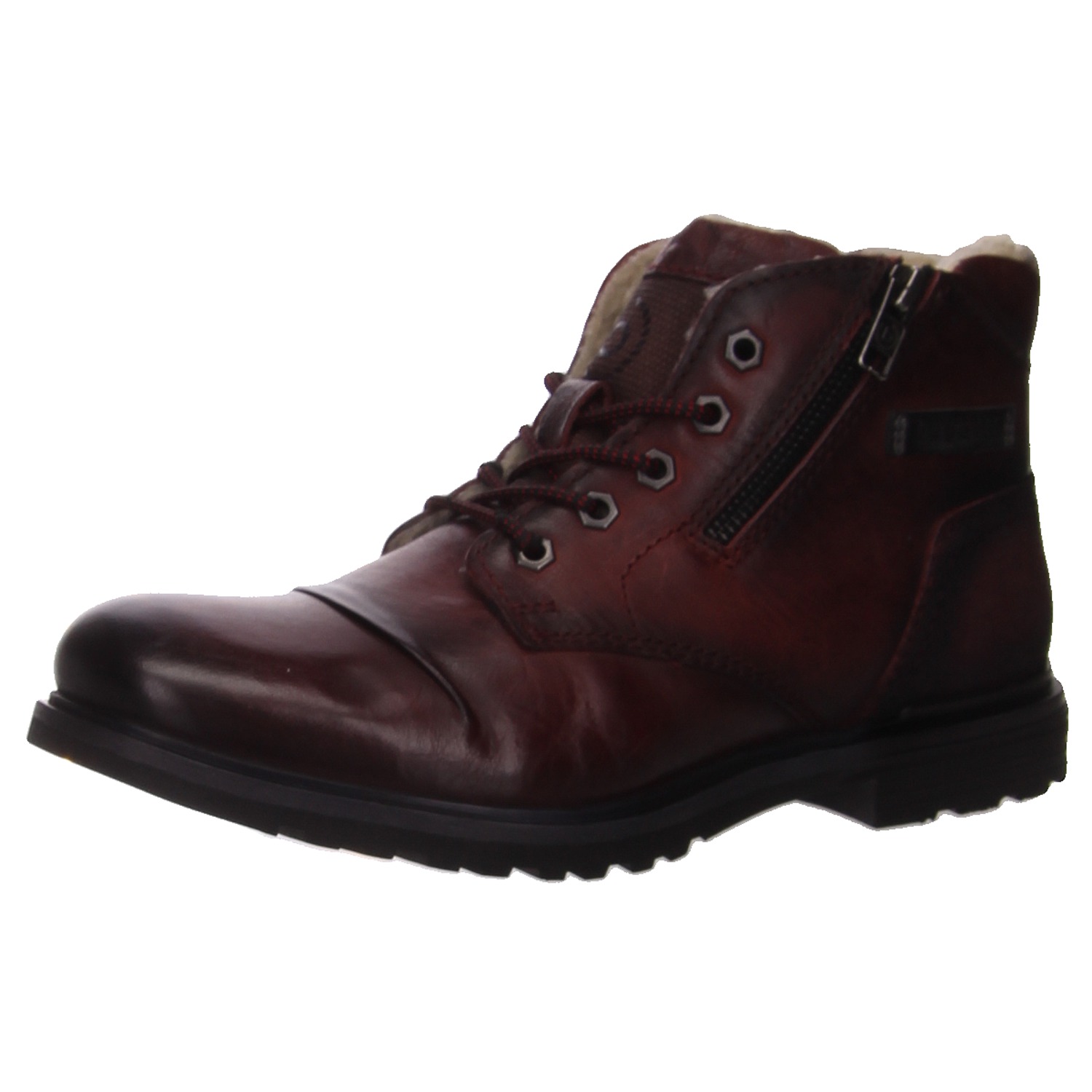 Bugatti Boots dunkelrot rot
