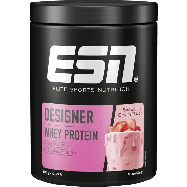 Designer Whey Protein Strawberry Cream