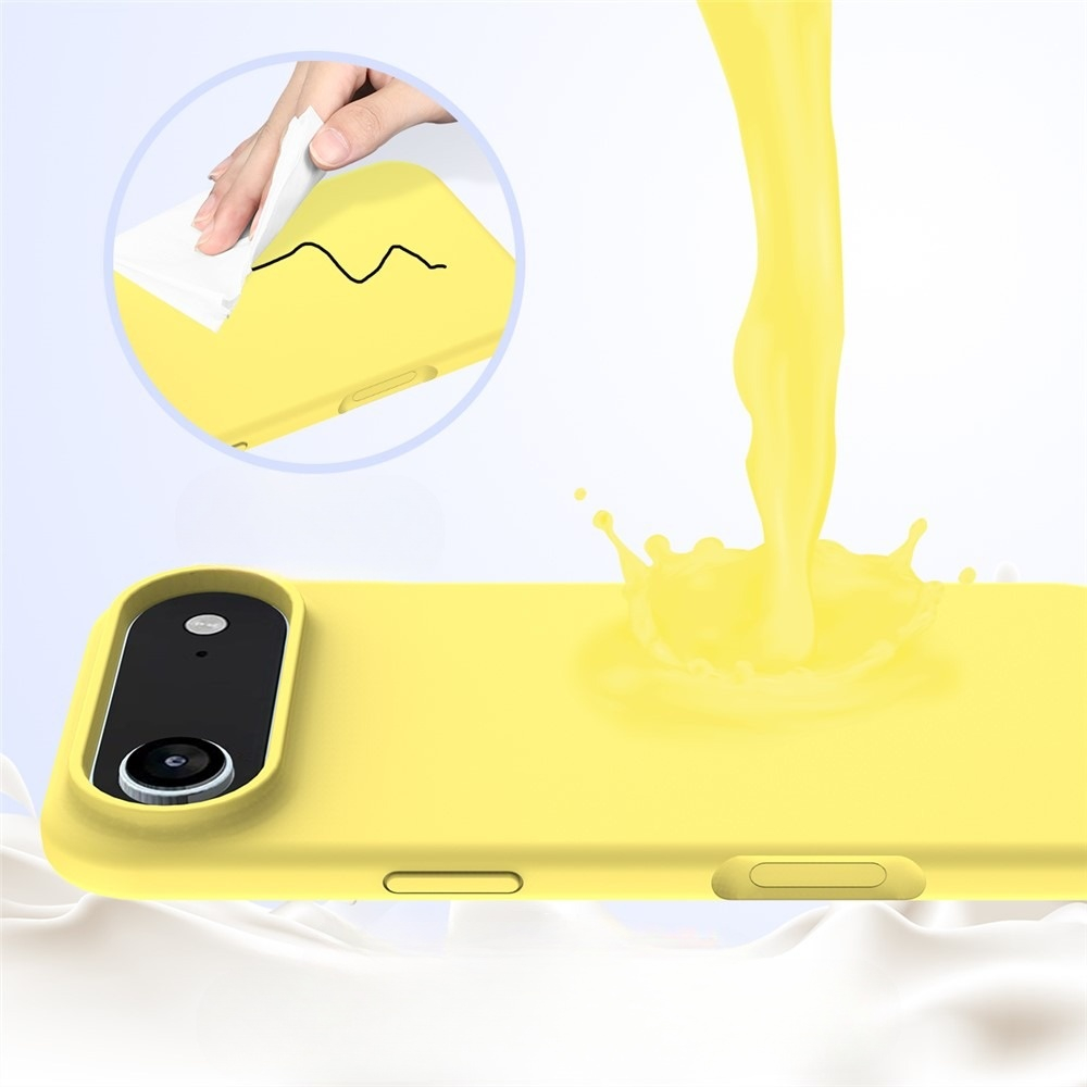 iPhone Air Silikon Case Hülle - Gelb