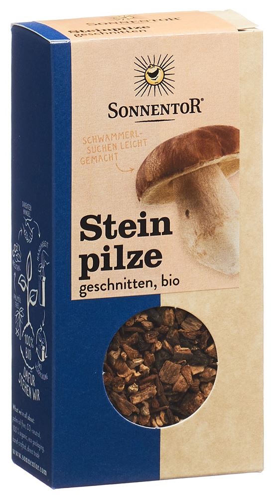 SONNENTOR Steinpilze<br>25 g, Beutel, geschnitten BIO