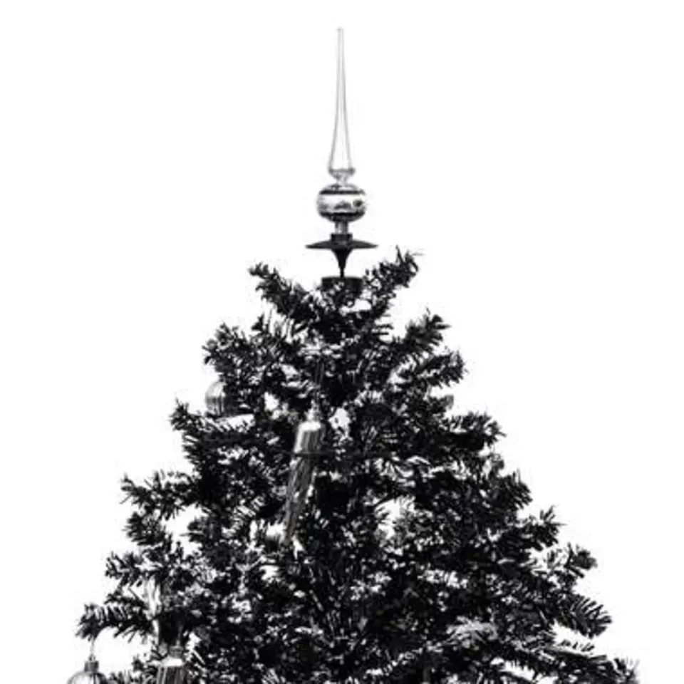 vidaXL - Sneeuwende Kerstboom - Zwart - 190 x 115 cm
