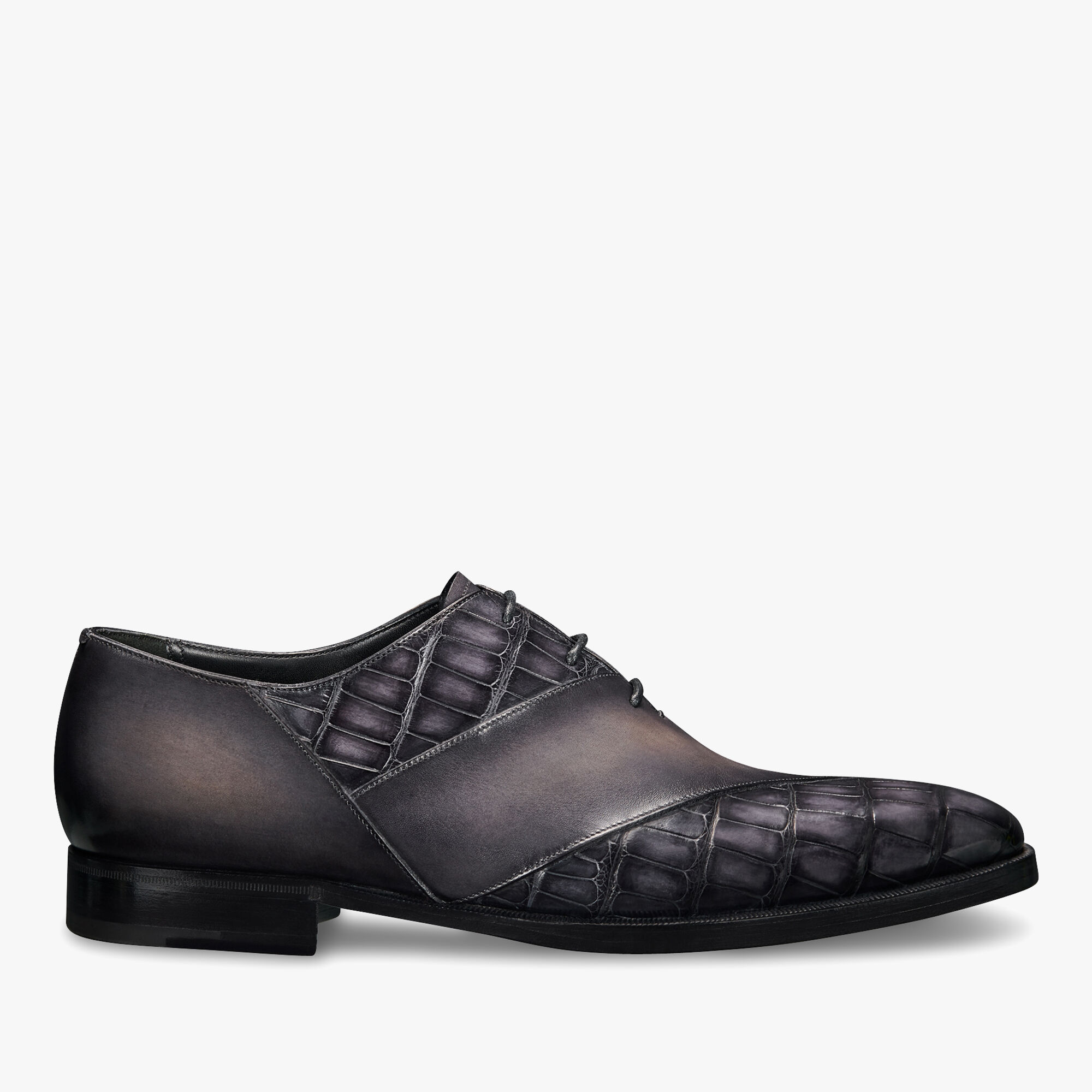 Richelieu Patchwork Demesure En Cuir d'Alligator