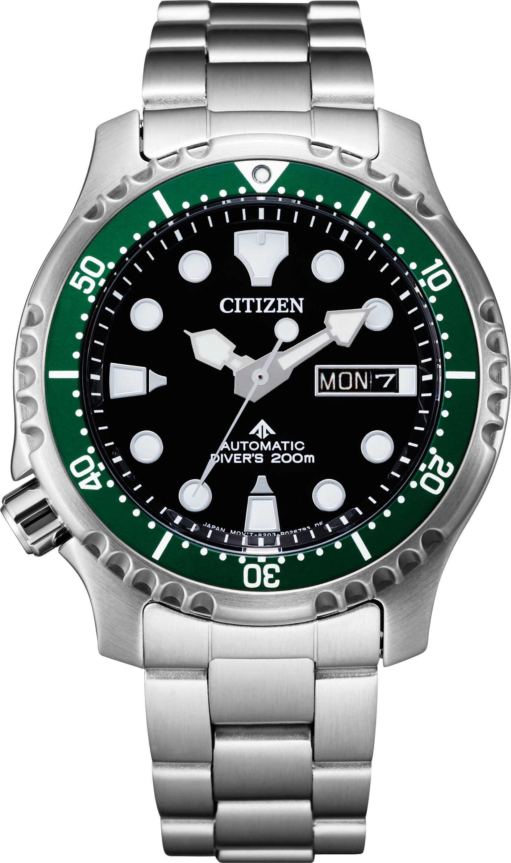 Citizen Automatikuhr »Promaster Mechanical Diver« Armbanduhr, Herrenuhr, Damenuhr, Taucheruhr, bis 20 bar wasserdicht
