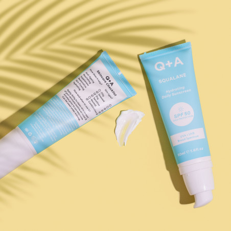 Q+A Squalane SPF 50 Hydrating Daily Sunscreen