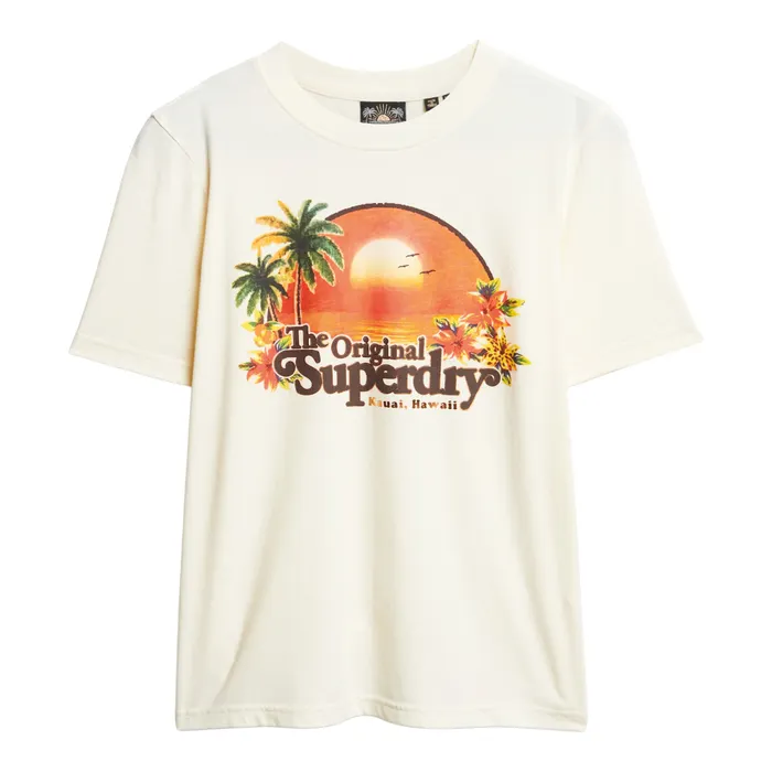 Superdry Travel Souvenir Shirt Dames