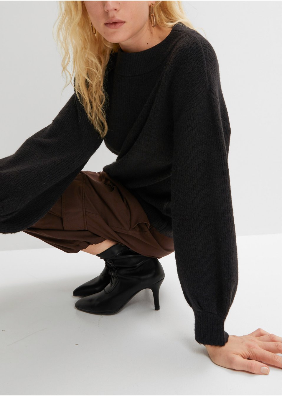 Pull en maille volumineux
