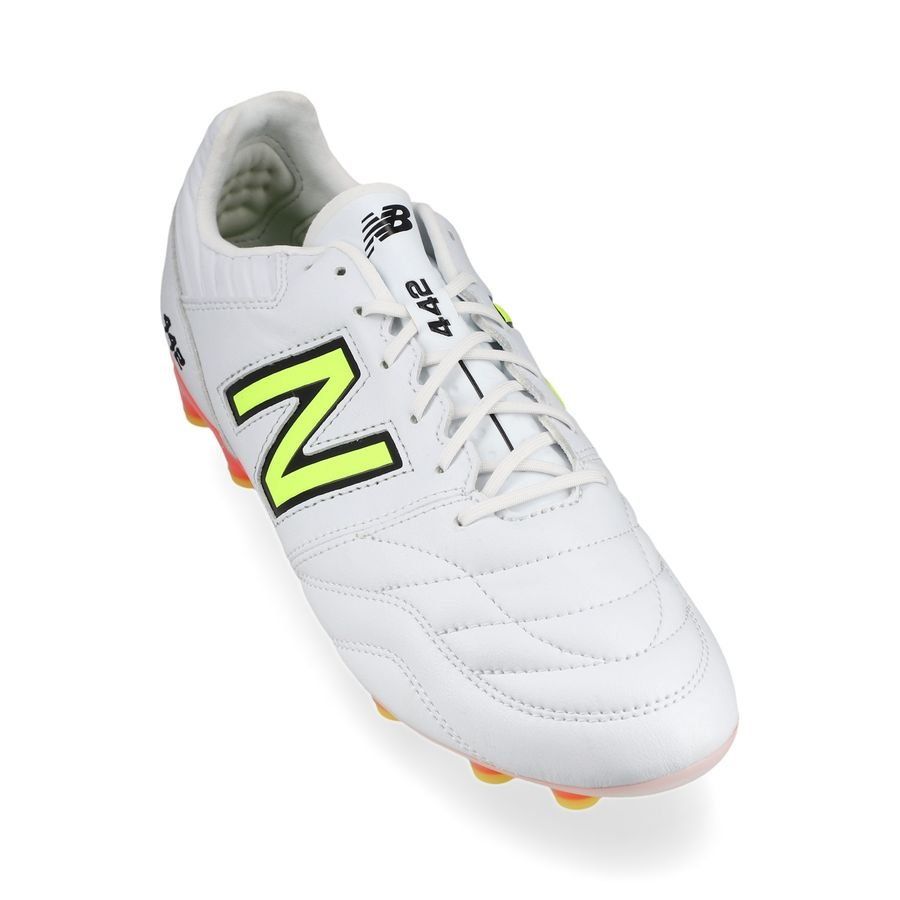 New Balance 442 V2 Pro AG Flash Point - Blanc/Vert/Noir